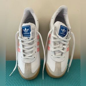 Used Kids Pink and White Adidas